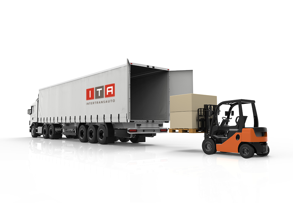 Forklift and truck